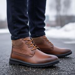 کفش نیم بوت مردانه EccoBrown مدل 1531