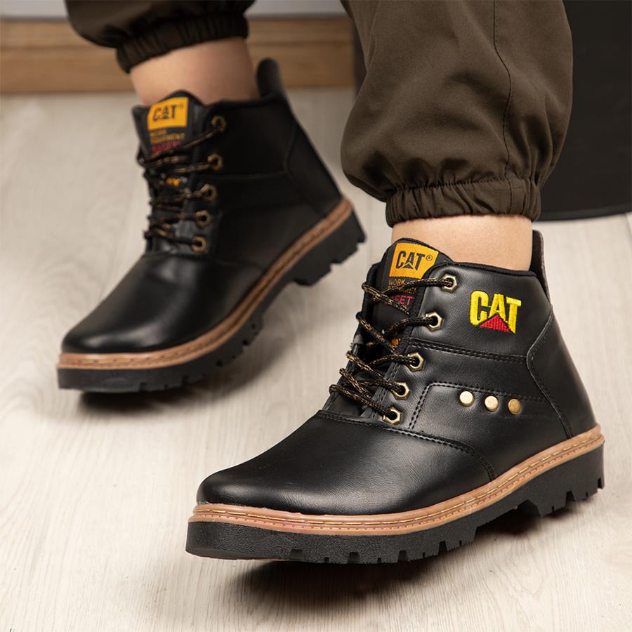 نیم بوت مردانه Catblak_boot مدل 2076_رنگ مشکی