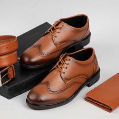 کفش مردانه  Leather مدل 2079