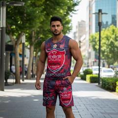 رکابی و شلوارک Red-Perspolisi مدل 3283