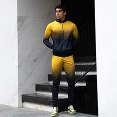 سوئیشرت و شلوار مردانه Ace_yellow مدل 3411