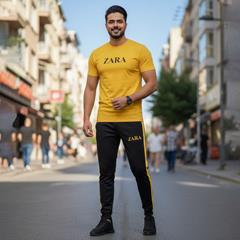 تیشرت و شلوار Zara_Yellow مدل 3601