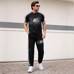 تیشرت و شلوار مردانه Tick_Black مدل 3614