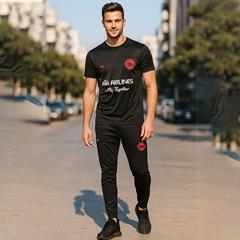 تیشرت و شلوار مردانه Tractor_Black مدل 3632