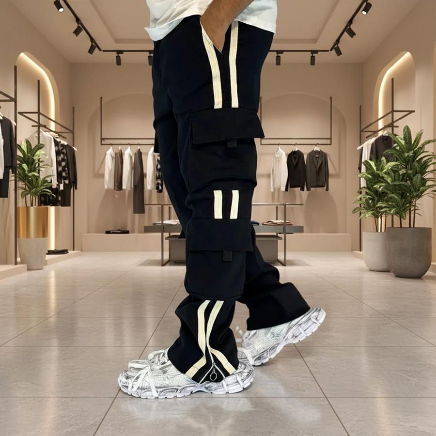 شلوار مردانه Pocket_Black مدل 3658