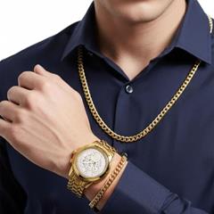 ست ساعت و نیم ست مردانه Paradise_White مدل 3694