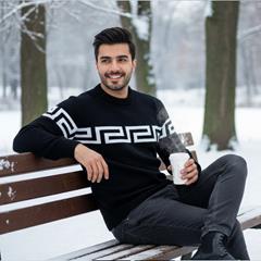 بافت مردانه V_Black مدل 3698