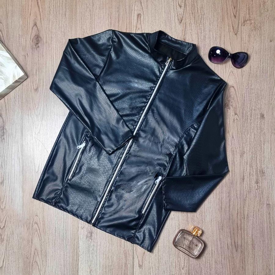 کاپشن چرم مردانه Snake_Skin مدل 3705