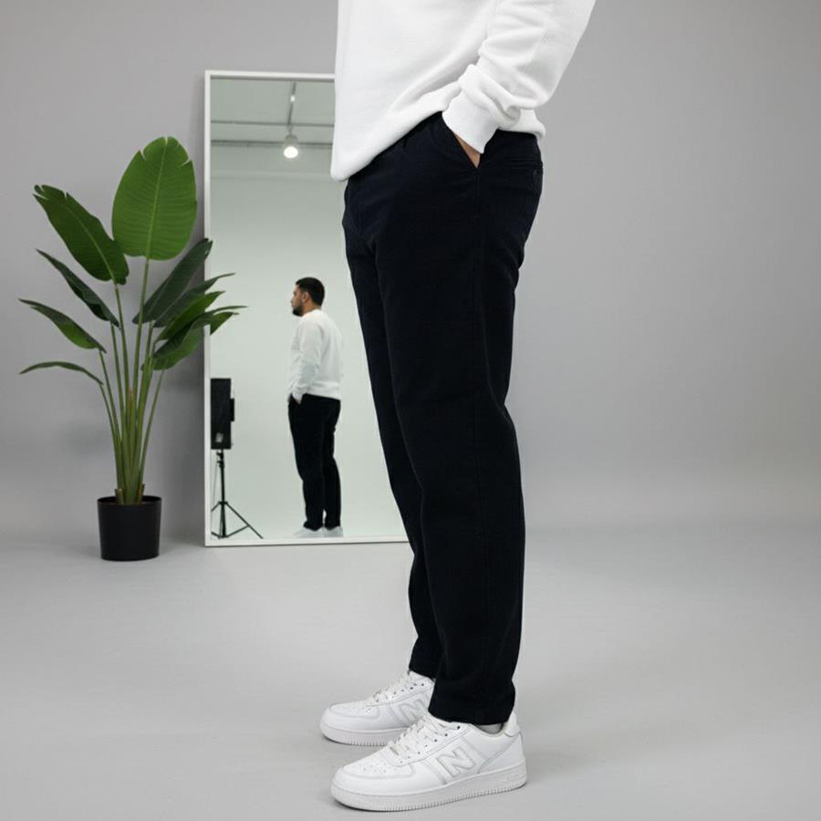 شلوار مردانه Mom.fit_Black مدل 3786