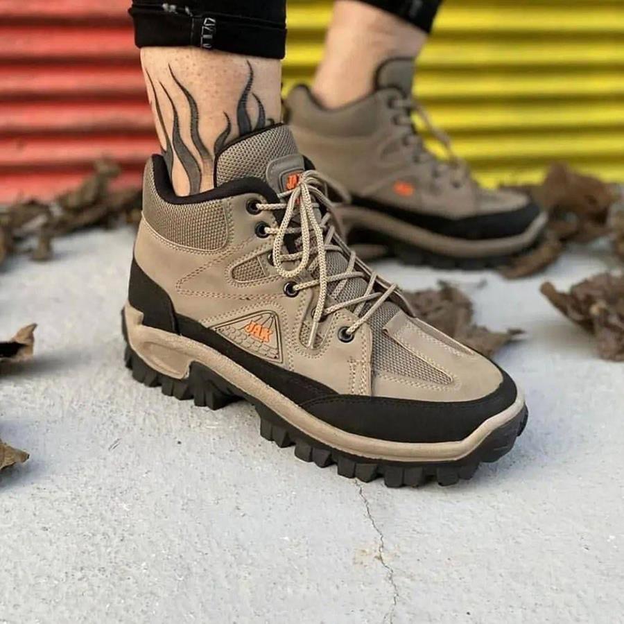 نیم بوت مردانه JAX_Cream مدل 3837