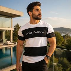 تیشرت مردانه D&G_W مدل 3945
