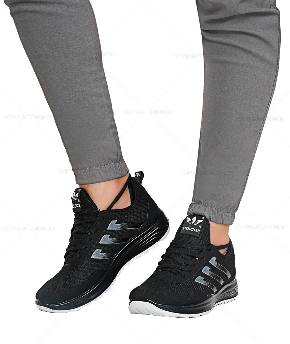 کفش ورزشی طرح adidas مدل 1038_رنگ مشکی