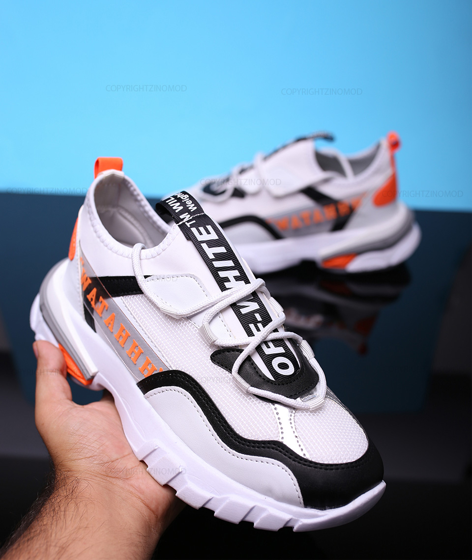 کفش ورزشی مردانه OFF-WHITE مدل 1080_رنگ سفید