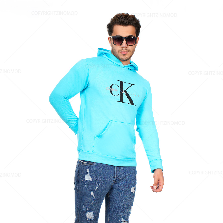 هودی مردانه Calvin Klein مدل 1174_رنگ آبی روشن