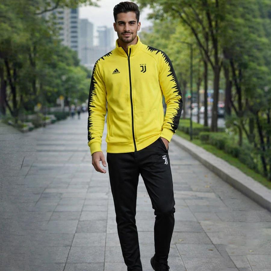 سوئیشرت و شلوار مردانه Yellow  Juventus مدل 2133