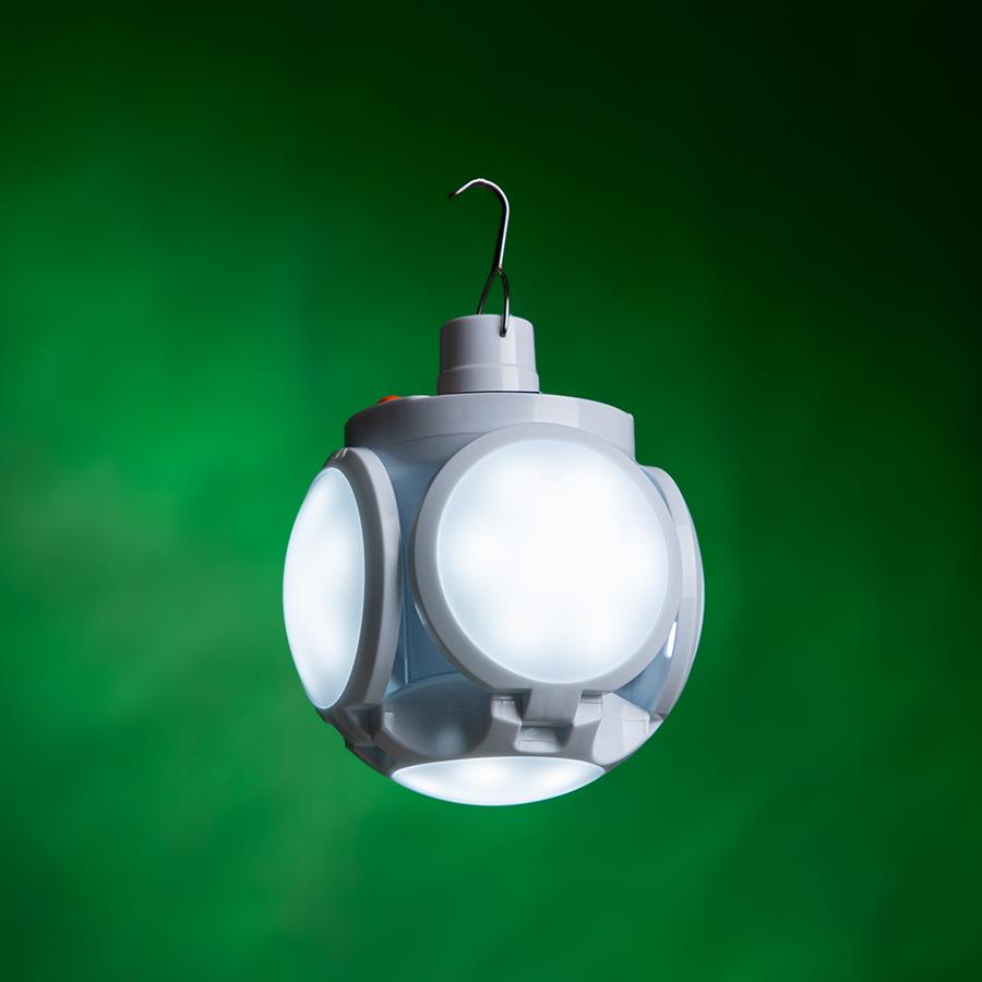 لامپ شارژی توپی Football-Ufo-Lamp مدل 2558_رنگ سفید