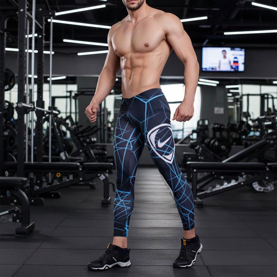 لگ ورزشی Nike_Blue مدل 3493_رنگ آبی