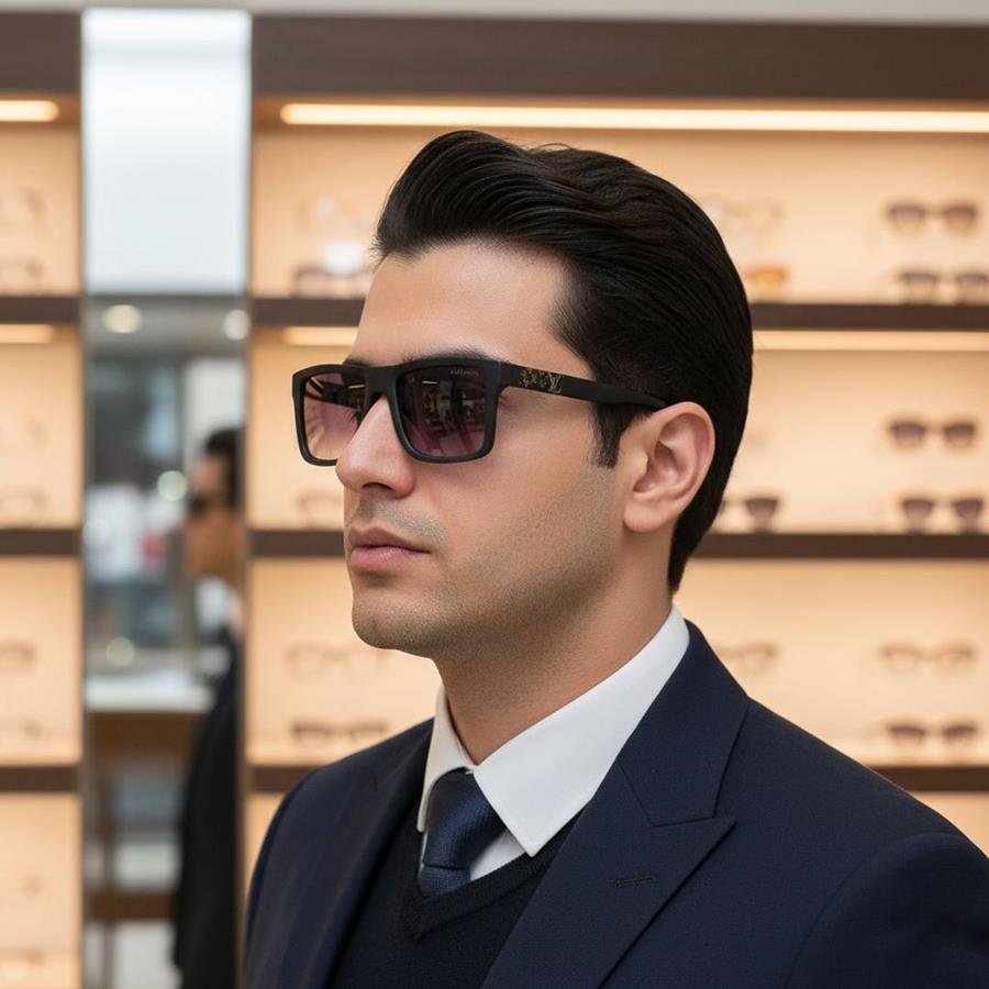 عینک آفتابی LV_Black مدل 3579