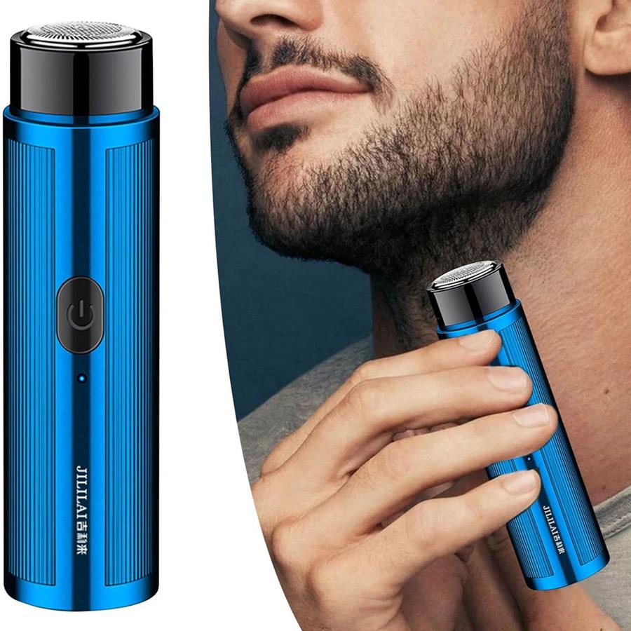 مینی ریش تراش استوانه ای Jililai مدل 3602_رنگ رندوم