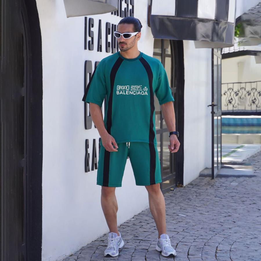 تیشرت و شلوارک Bronx_Green مدل 3639_رنگ سبز
