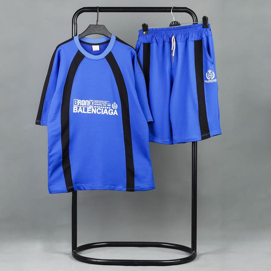 تیشرت و شلوارک Bronx_Blue مدل 3640_رنگ آبی