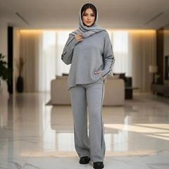ست بافت بلوز و شلوار زنانه Diyana_Gery مدل 3735