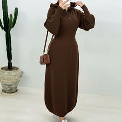 پیراهن بافت Maxi_Brown مدل 3797