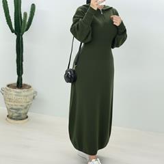 پیراهن بافت Maxi_Green مدل 3802