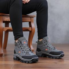 نیم بوت مردانه JAX_Gray مدل 3836