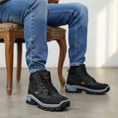 نیم بوت مردانه JAX_Black مدل 3838