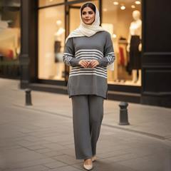 ست بلوز و شلوار بافت زنانه Benita_Ch مدل 3849