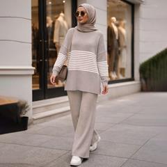 ست بلوز و شلوار بافت زنانه Benita_N مدل 3850