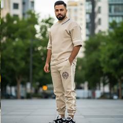 تیشرت و شلوار مردانه Star_Cream مدل 3889