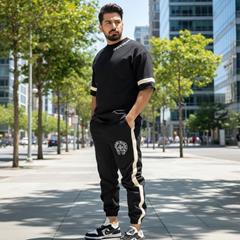 تیشرت و شلوار مردانه Star_Black مدل 3891