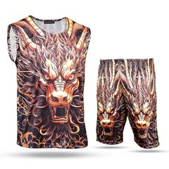 ست رکابی شلوارک Dragon_Gold مدل 3967