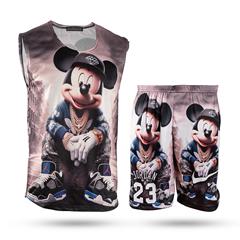 ست رکابی و شلوارک مردانه Mickey مدل 3996